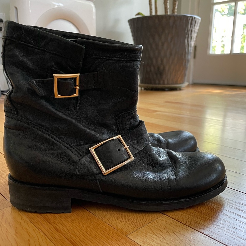 Jimmy Choo moto boots
